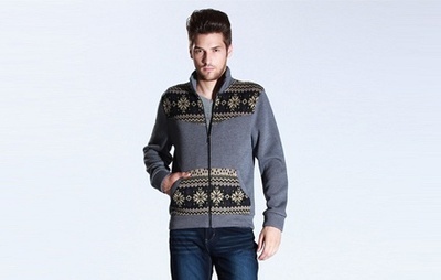 圣捷罗休闲卫衣男外套 聚美优品限时正品折扣，打造秋季型男风尚