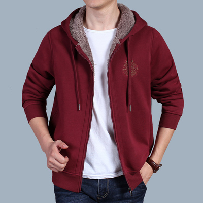 NIAN JEEP男士连帽加绒卫衣 秋冬户外与日常休闲的百搭之选